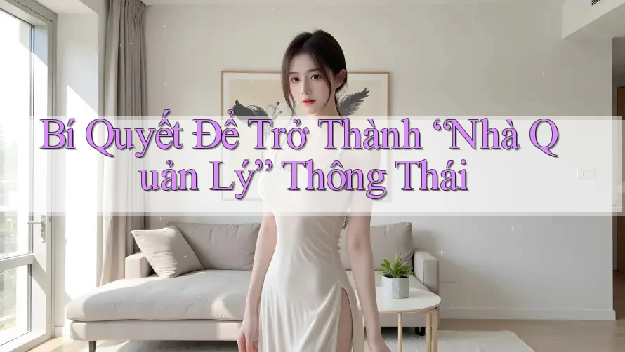 Bí Quyết Để Trở Thành “Nhà Quản Lý” Thông Thái Bí Quyết Để Trở Thành “Nhà Quản Lý” Thông Thái