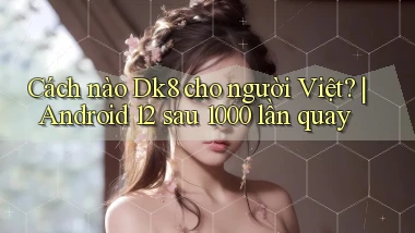 Cách nào Dk8 cho người Việt Android 12 sau 1000 lần quay