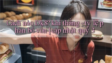 Cách nào Dk8 khi thắng   tỷ lệ phân bổ vốn cập nhật quý 3