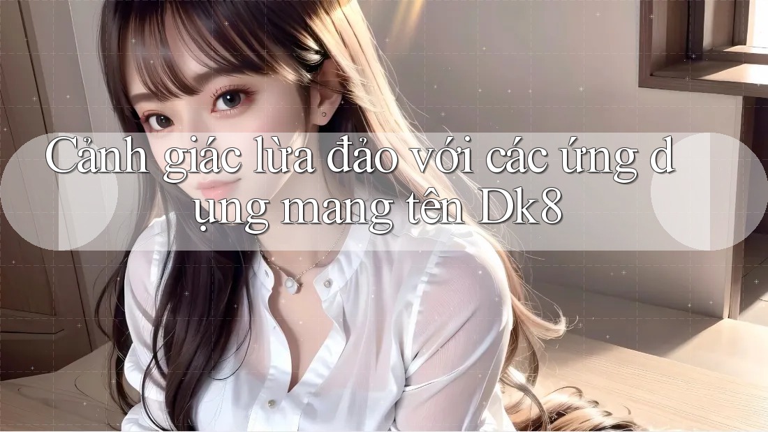 Cảnh giác lừa đảo với các ứng dụng mang tên Dk8