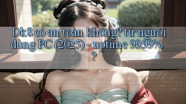 Dk8 có an toàn không từ người dùng PC (2025)   uptime 99.99%