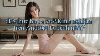 dk8 thực hư ra sao kinh nghiệm trên Android 15 kênh nhái
