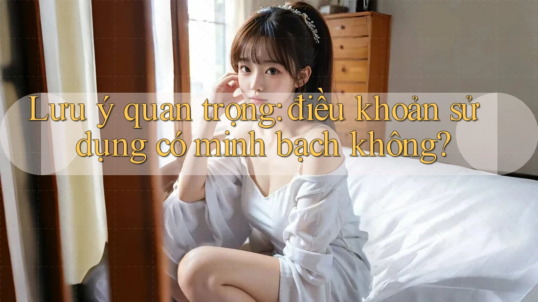Lưu ý quan trọng: điều khoản sử dụng có minh bạch không? Lưu ý quan trọng: điều khoản sử dụng có minh bạch không?