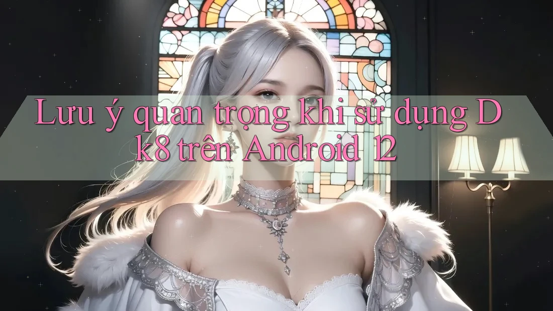Lưu ý quan trọng khi sử dụng Dk8 trên Android 12