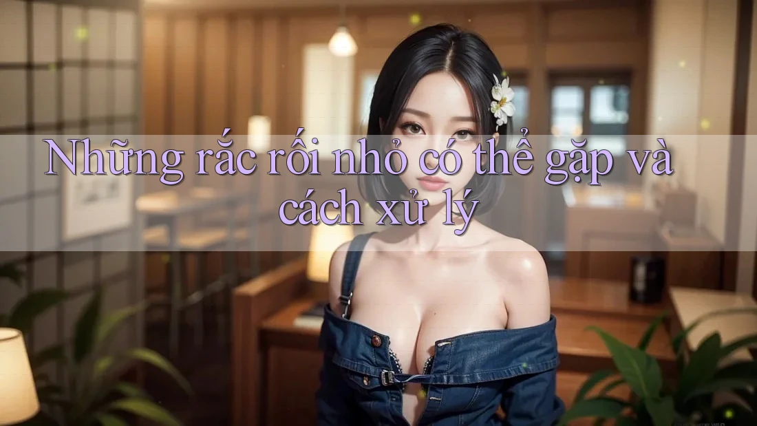 Những rắc rối nhỏ có thể gặp và cách xử lý Những rắc rối nhỏ có thể gặp và cách xử lý