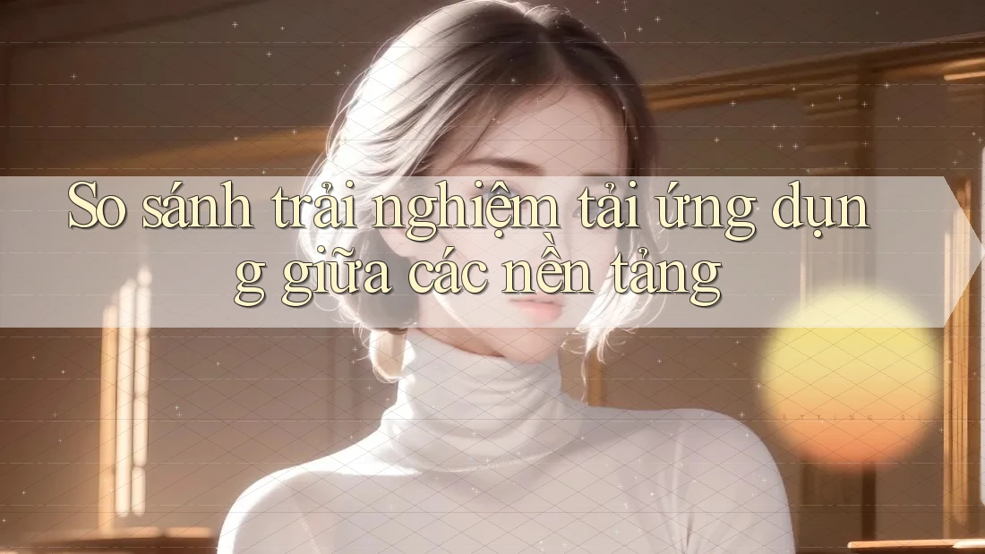 So sánh trải nghiệm tải ứng dụng giữa các nền tảng So sánh trải nghiệm tải ứng dụng giữa các nền tảng