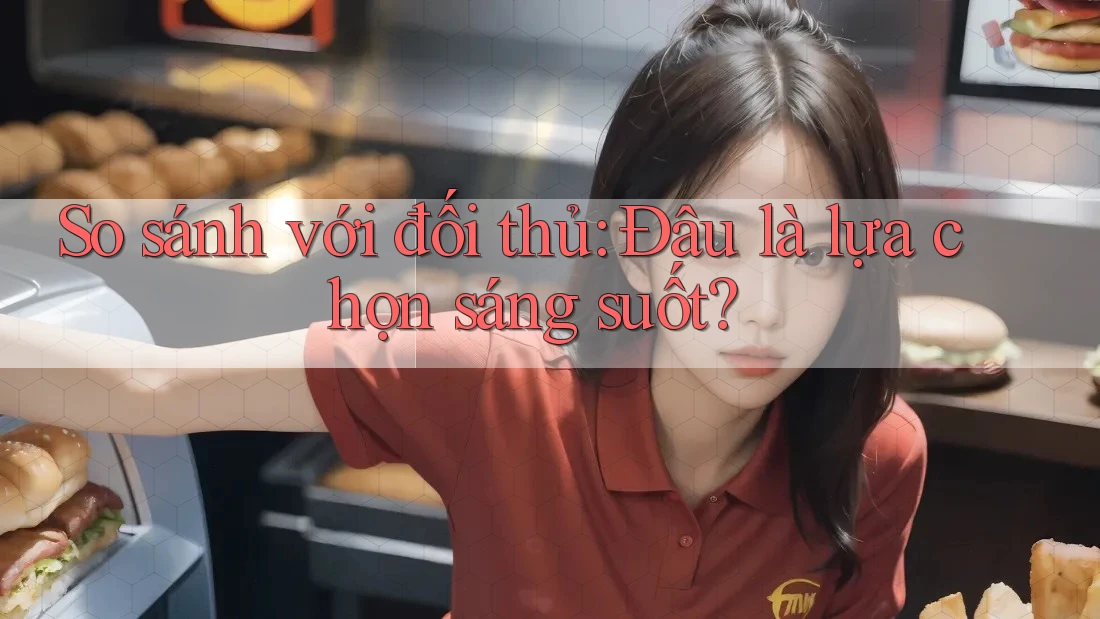 So sánh với đối thủ: Đâu là lựa chọn sáng suốt? So sánh với đối thủ: Đâu là lựa chọn sáng suốt?