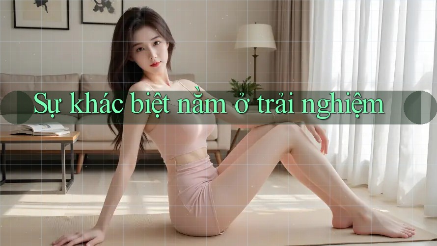 Sự khác biệt nằm ở trải nghiệm Sự khác biệt nằm ở trải nghiệm
