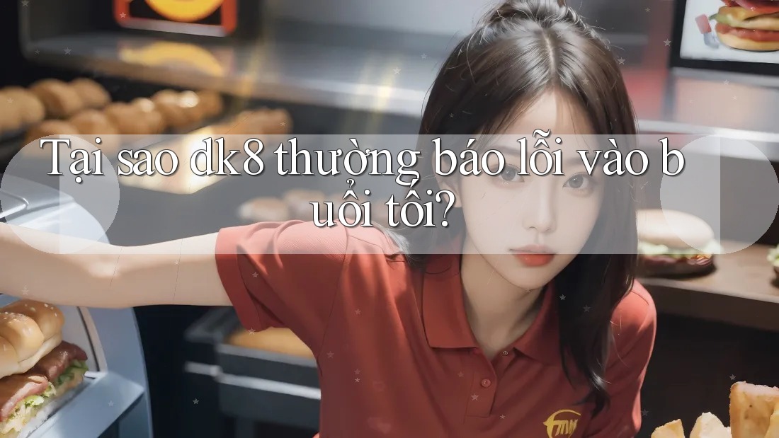 Tại sao dk8 thường báo lỗi vào buổi tối? Tại sao dk8 thường báo lỗi vào buổi tối?